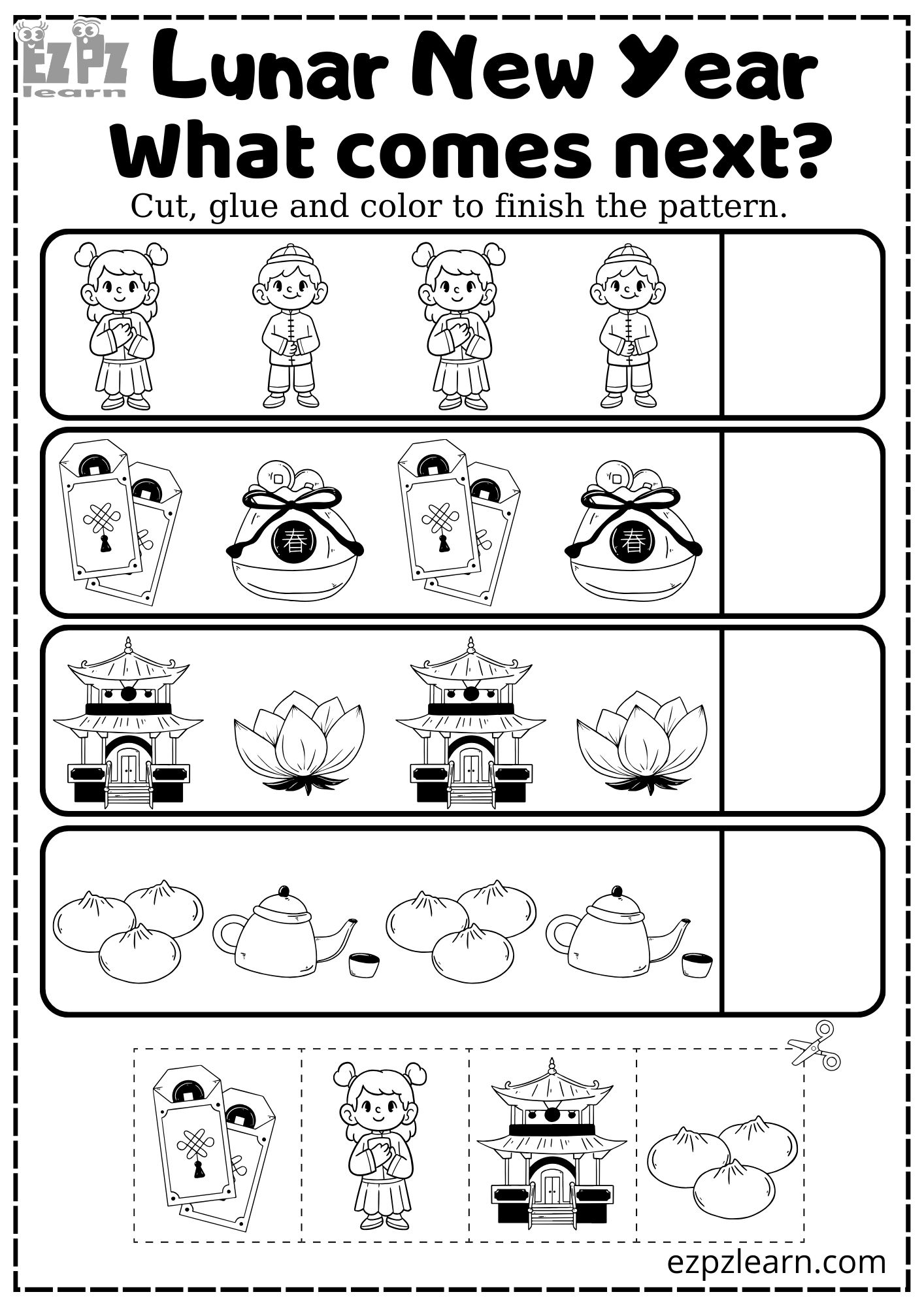 Chinese New Year Free Printable Worksheets Free Printable Chinese New Year Free Printable Worksheets Free Printable