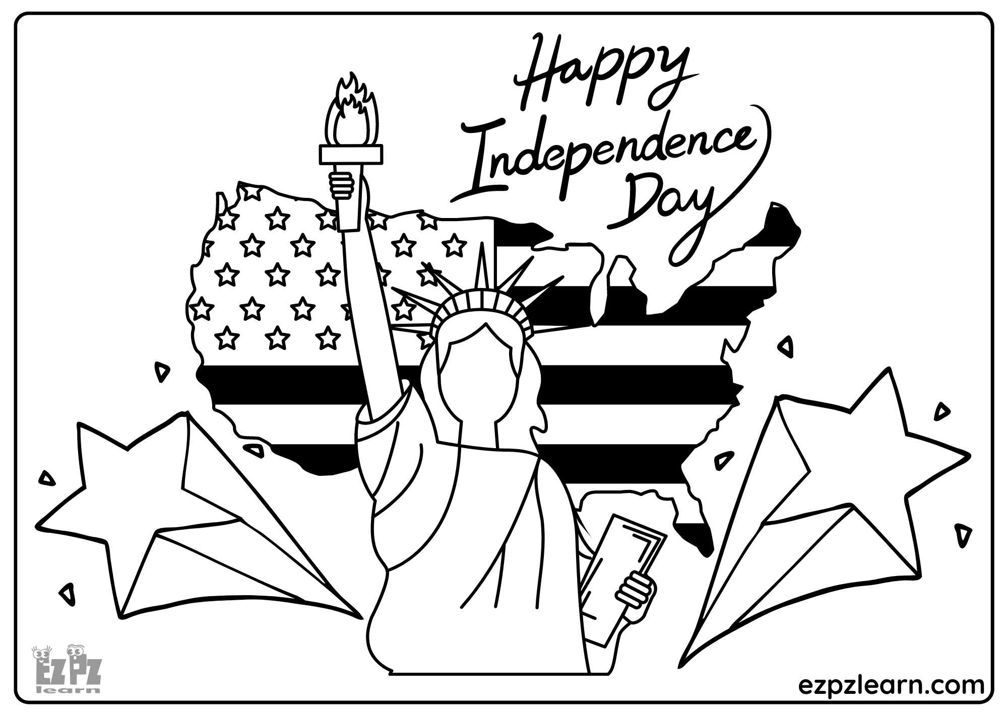 independence day coloring pages