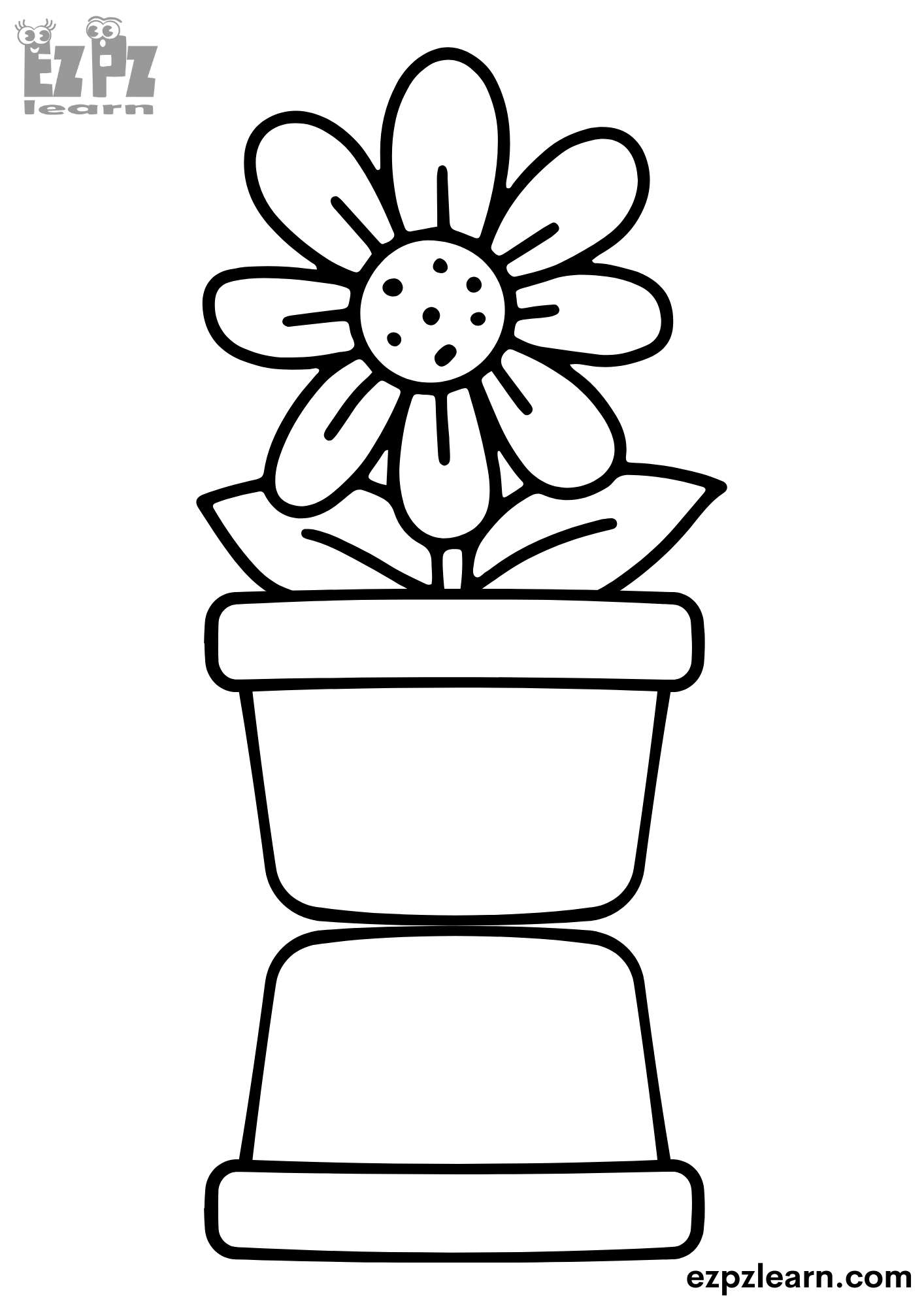 Vector Drawing Real Children Flower Pot Stock Vector (Royalty Free)  285263687 | Shutterstock