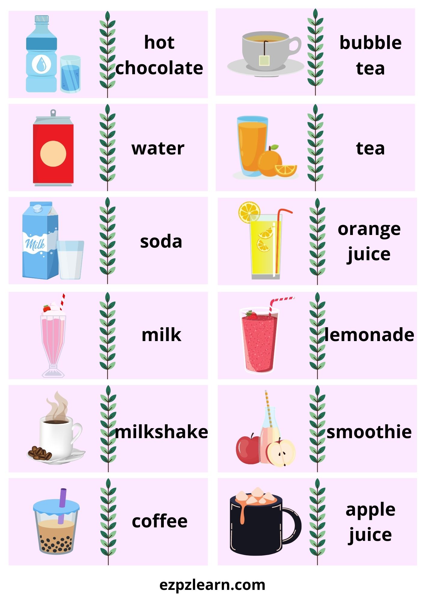 Drinks vocabulary. Drinks Worksheets. Food Domino. Topic Drink.