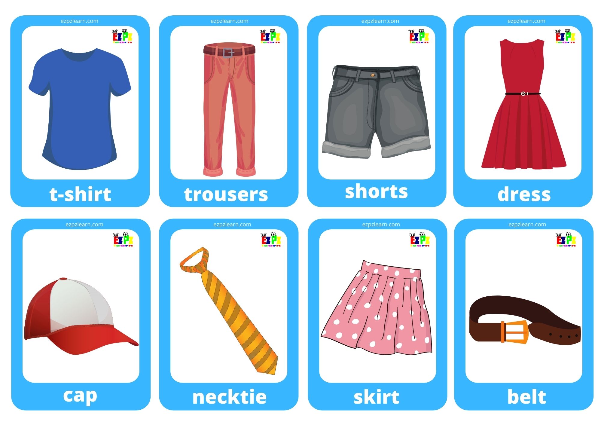 Learn English: Clothes Vocabulary  Clothes Names with Pictures 