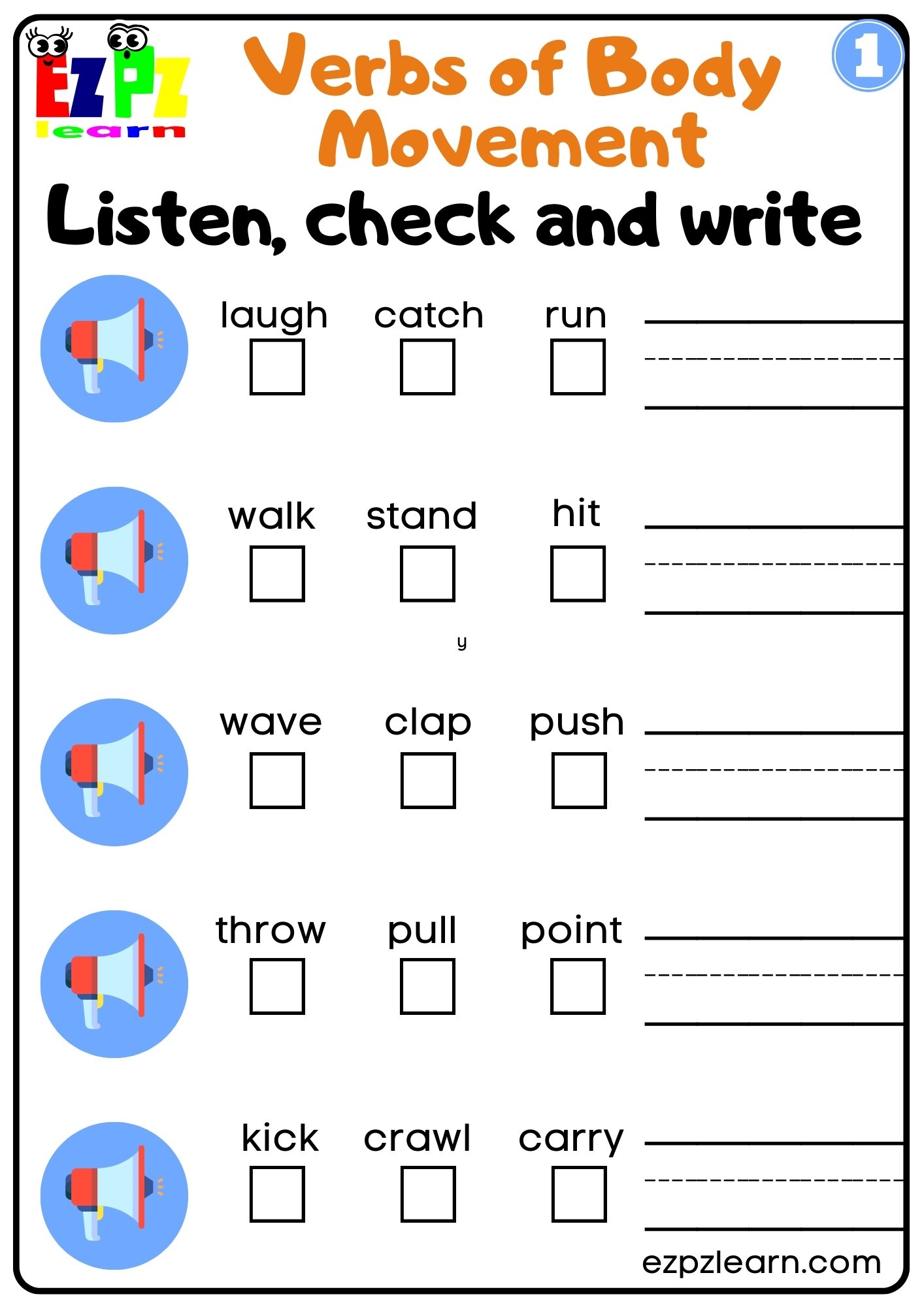 kick around (1), Vocabulary