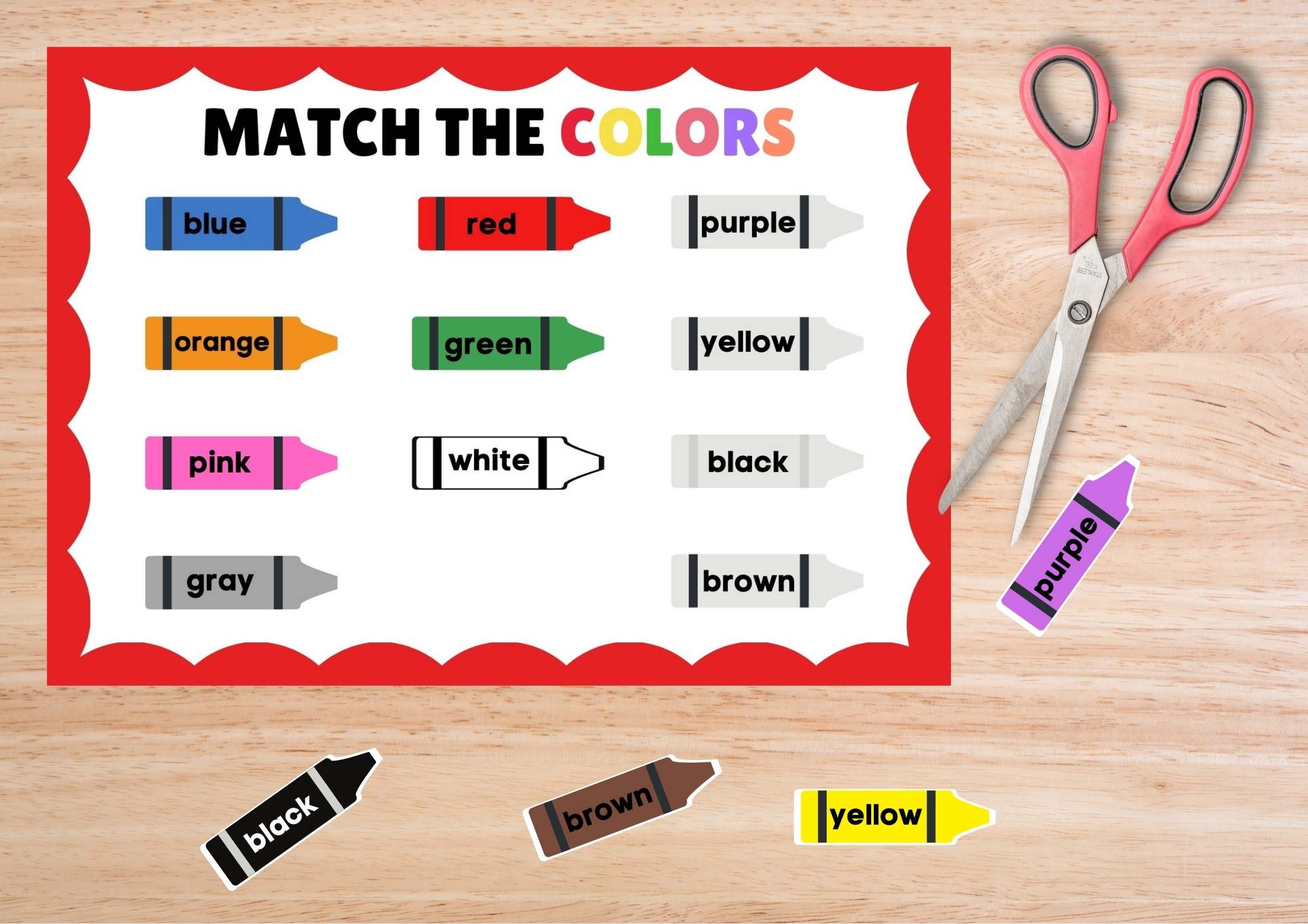 Printables - Color the Crayons