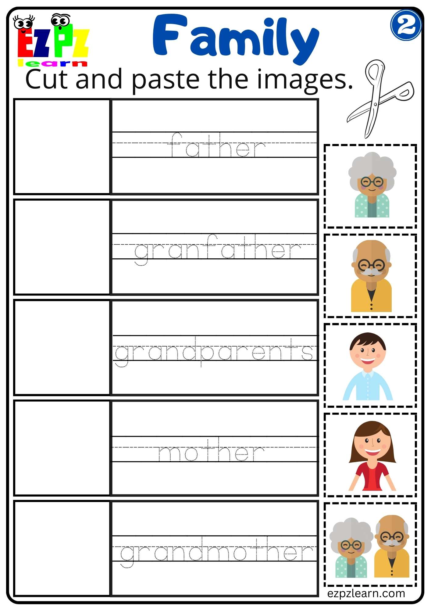 4 Best Images Of Preschool Family Printables Family C - vrogue.co