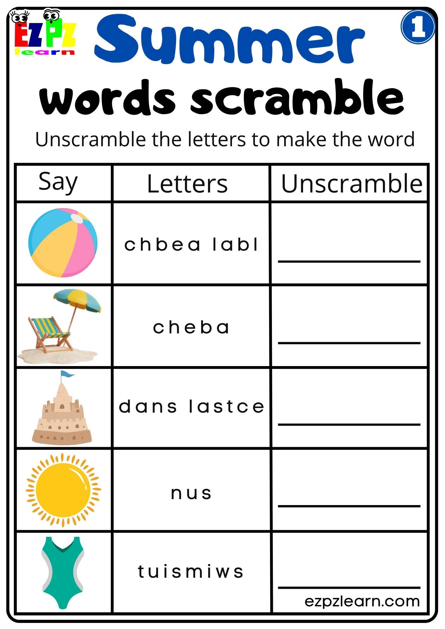 Unscramble Monthly - 8n6xvmi
