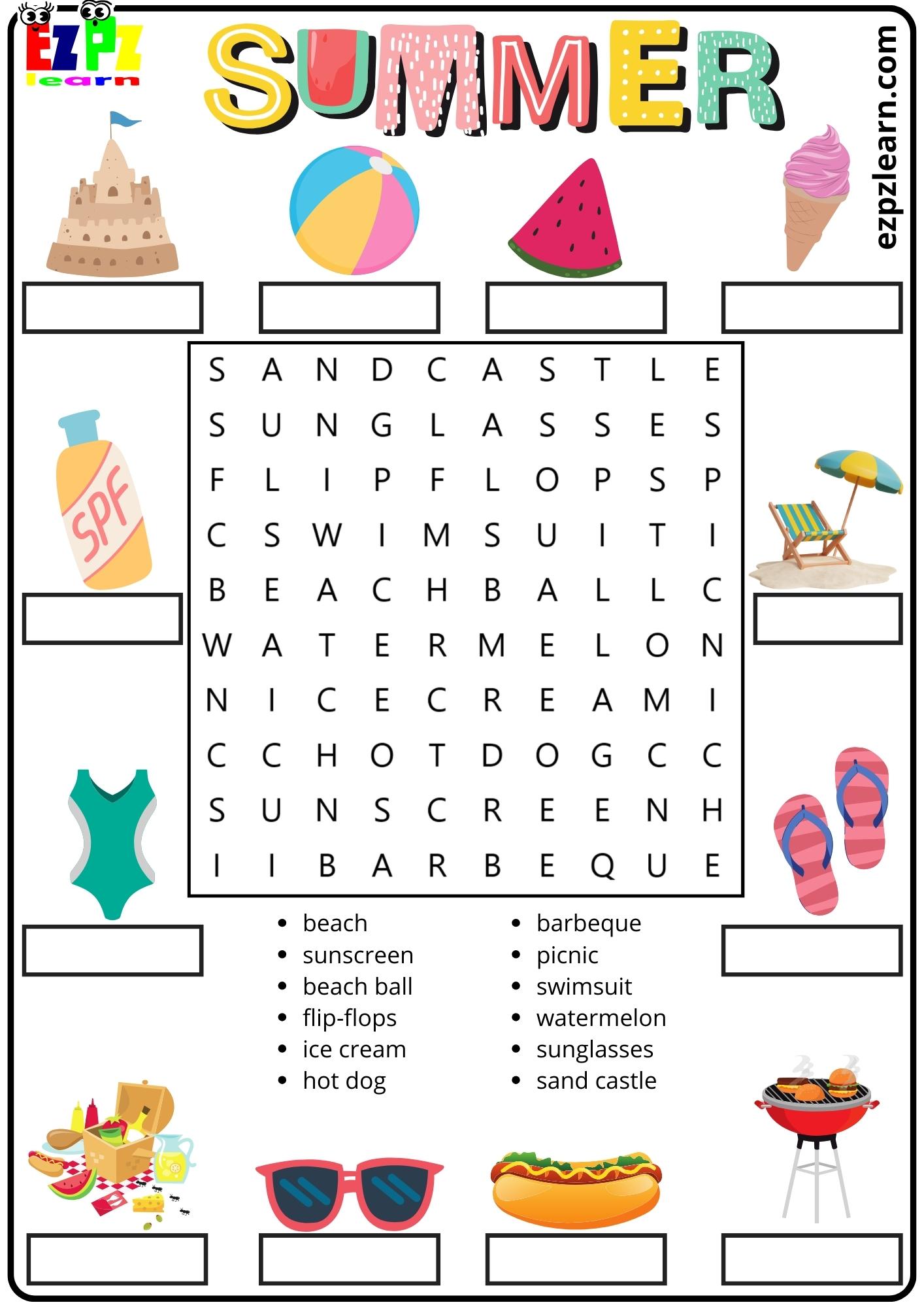 Halloween Word Match - Ezpzlearn.com