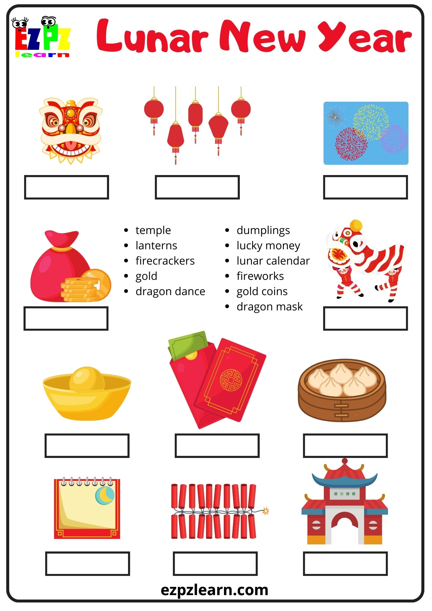 esl chinese new year quiz