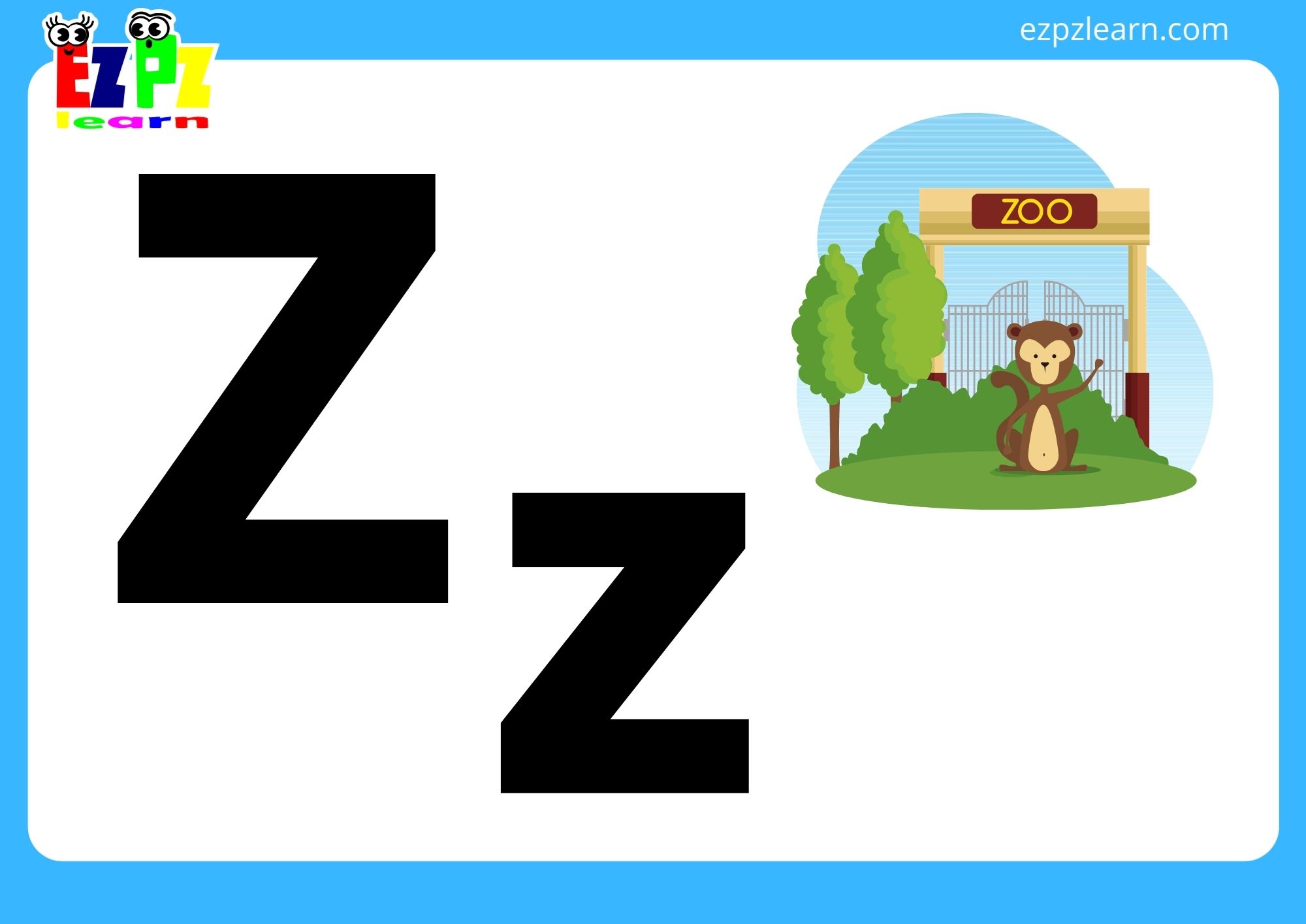 ABC's Flashcards - Ezpzlearn.com