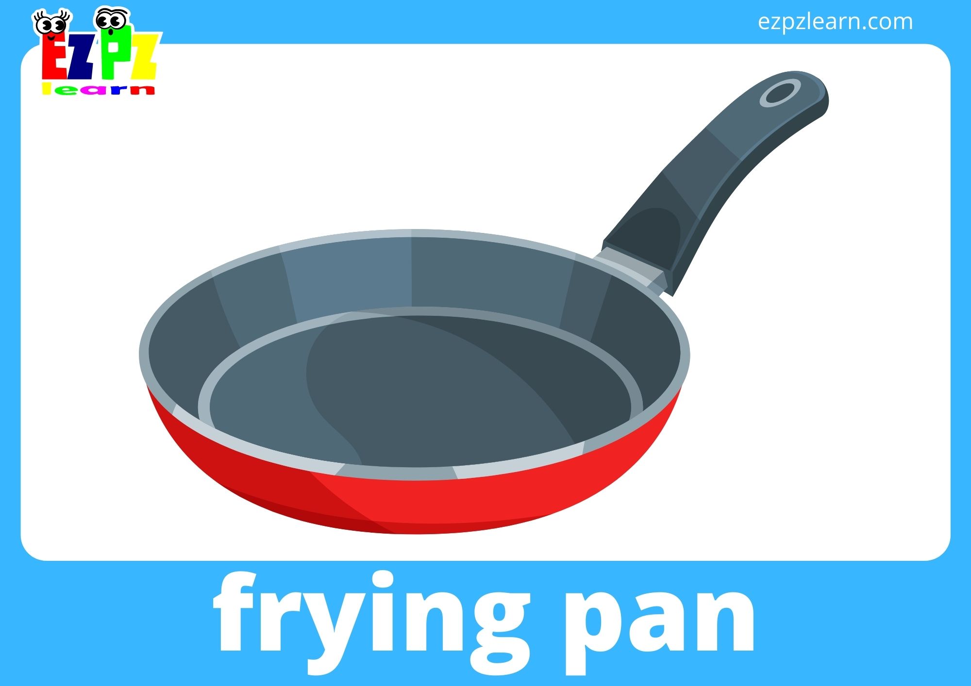 Kitchen Items and Cooking Tools Vocabulary Flashcards, Picture