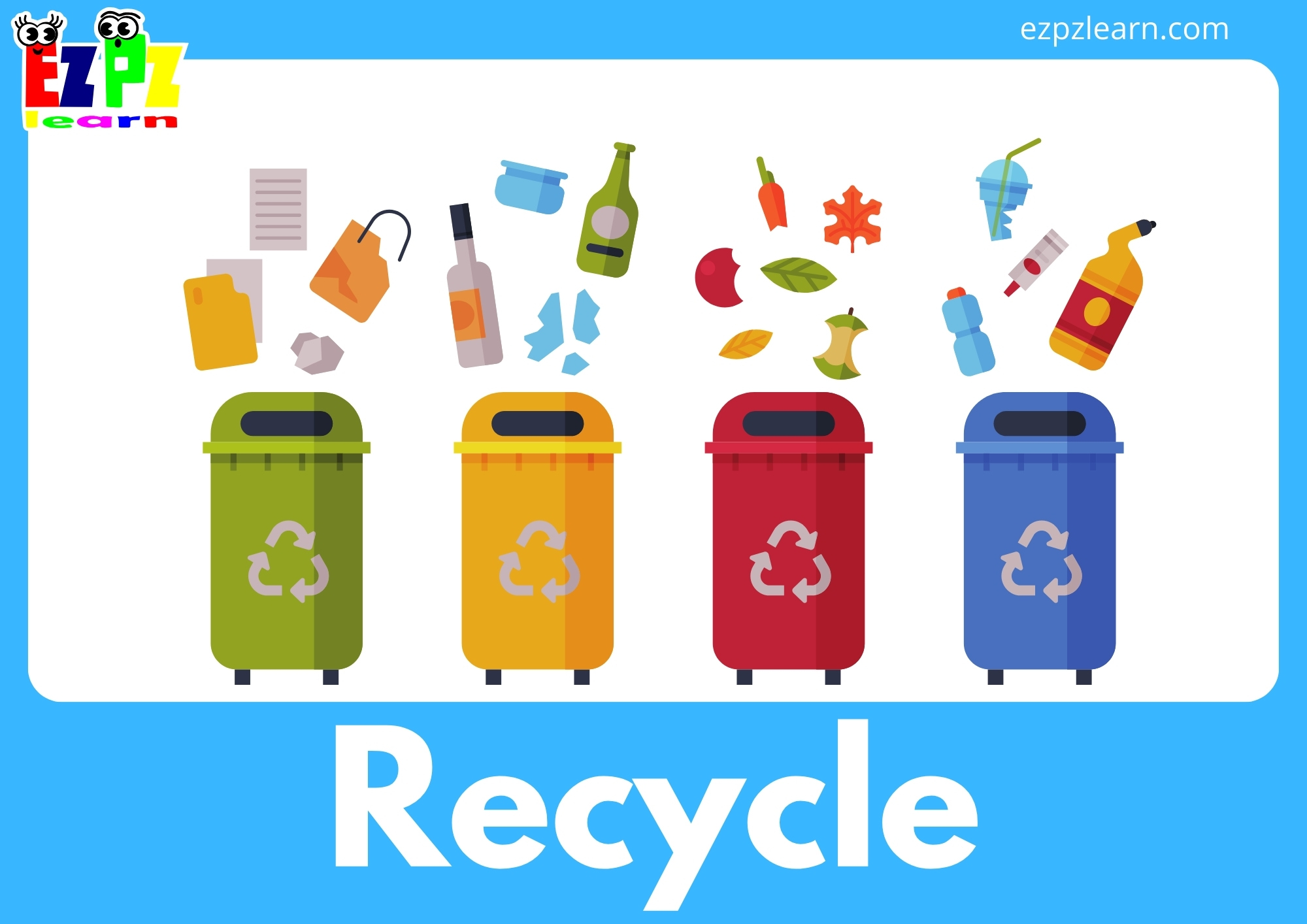 Reduce, Reuse and Recycle - Ezpzlearn.com