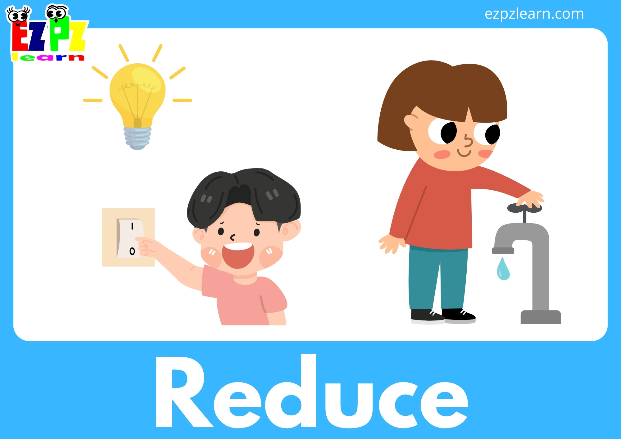 Reduce, Reuse and Recycle - Ezpzlearn.com