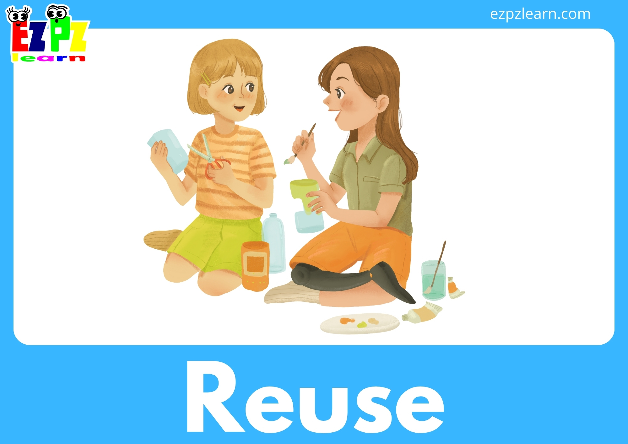 Reduce, Reuse and Recycle - Ezpzlearn.com