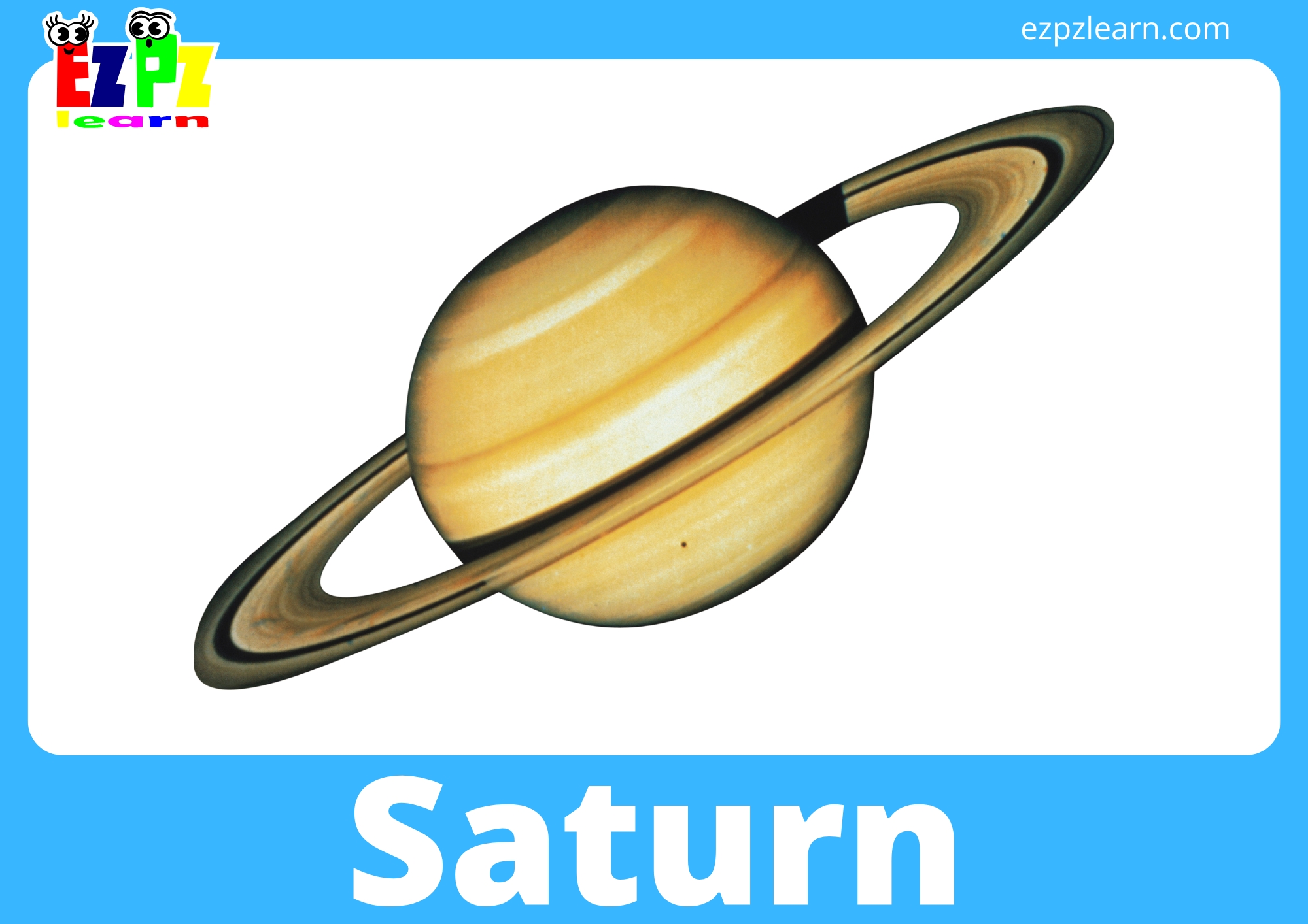 Solar System Flashcards - Ezpzlearn.com