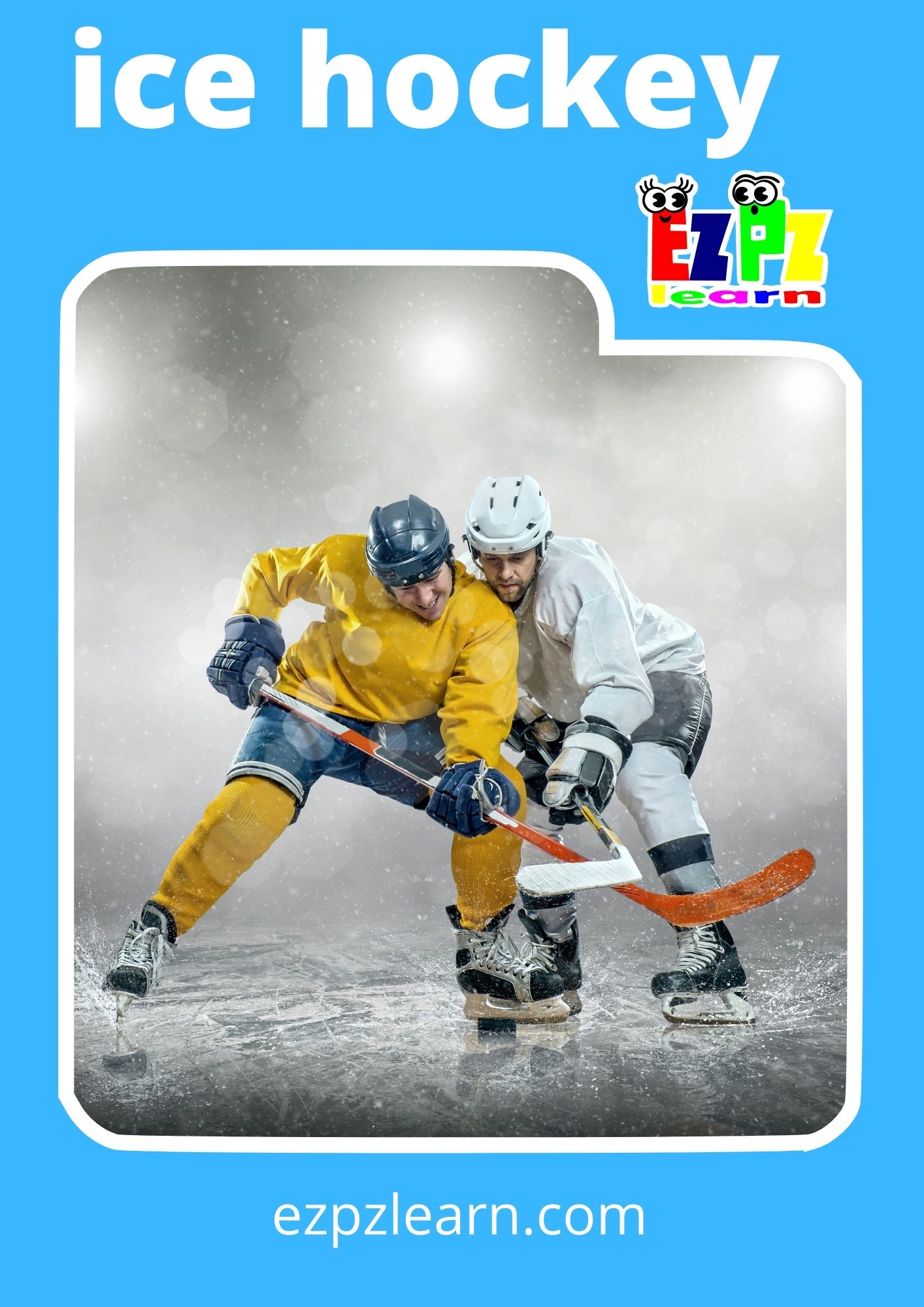 Sports Photo Flashcards - Ezpzlearn.com
