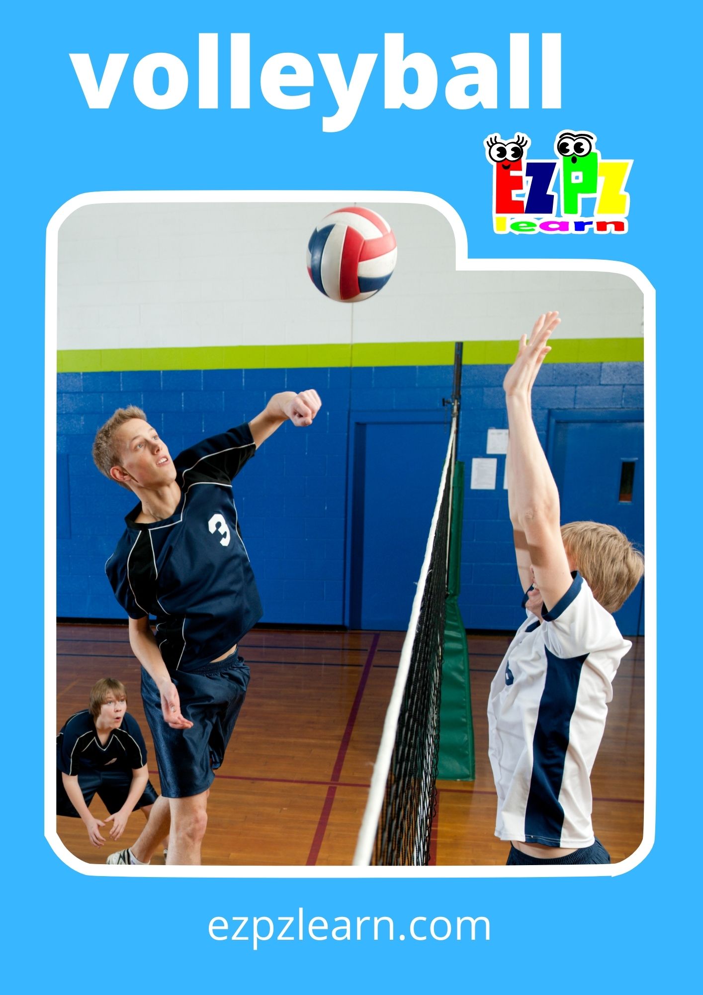 Sports Photo Flashcards - Ezpzlearn.com