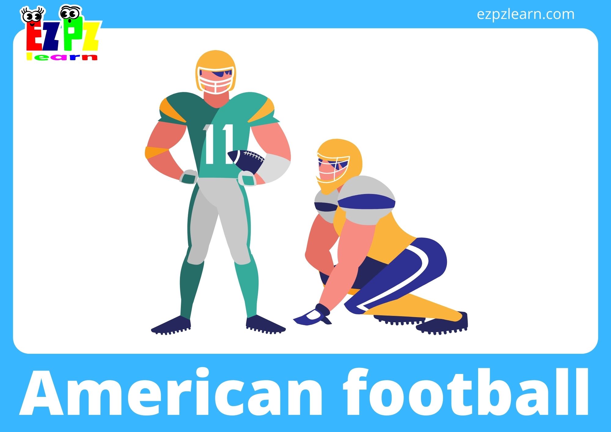 Sports flashcards printable-Sports Vocabulary Flashcards