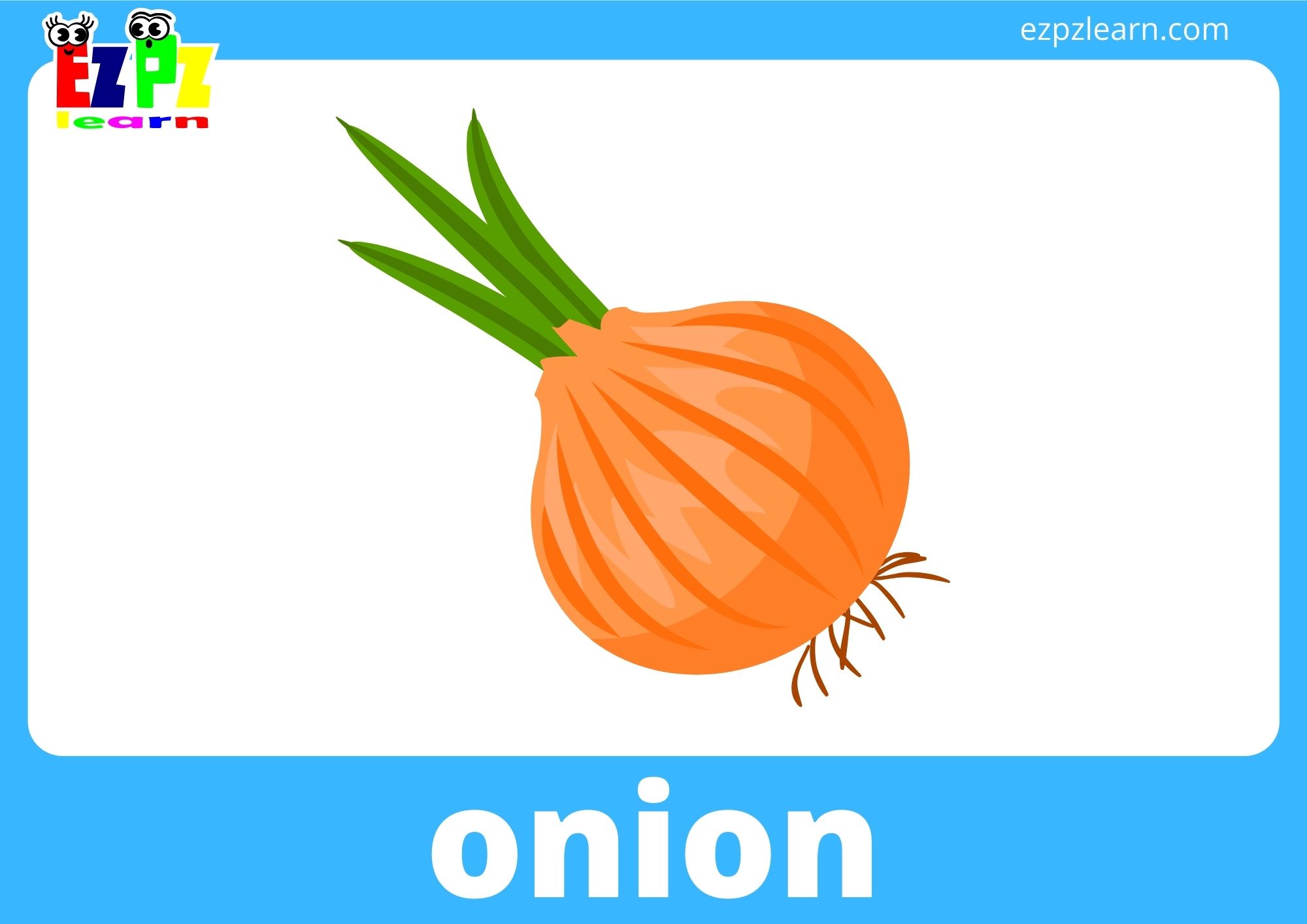 Vegetables Flashcards With Words use online or free PDF download ...